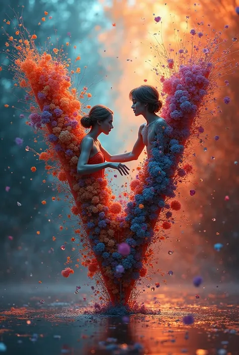 Creatively mix L and V that people can see