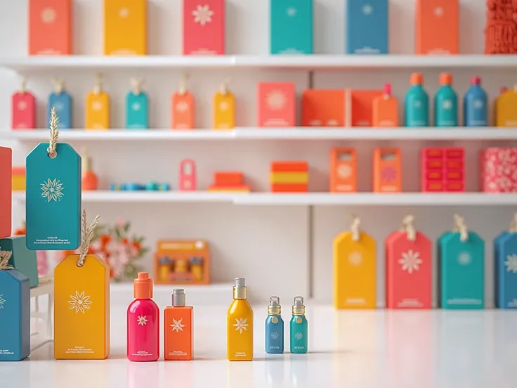 Store image with colored labels