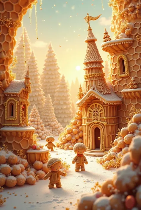 Change the second image and add “Honeycomb”, Gingerbread” in the center