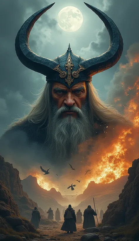 Rapidly changing historical images, Odin's symbol