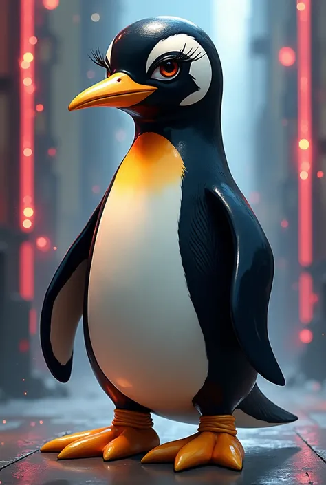 make linux penguin skinny and slay fashion like bratz or the winx club and girly style skinny legend