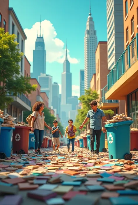 commercial about raising awareness about the recycling of covers