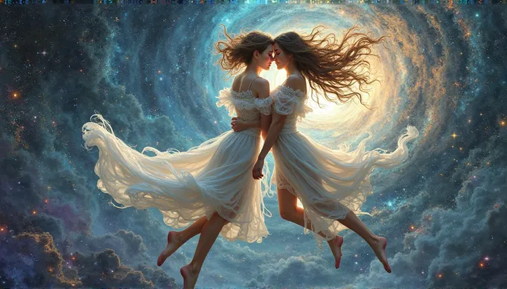 Two astrological twins of Gemini with a cosmic background and who are running