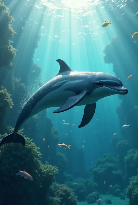 a real dolphin
