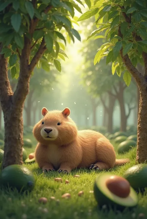 Capybara avocado 