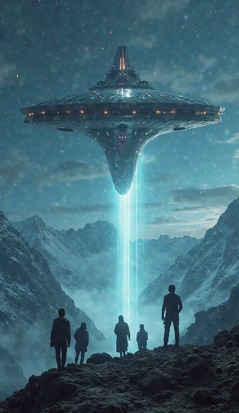 Advanced alien adduction on a mountain