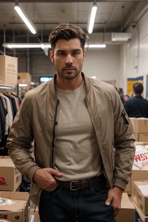 Please make me a men's jacket product sales content video