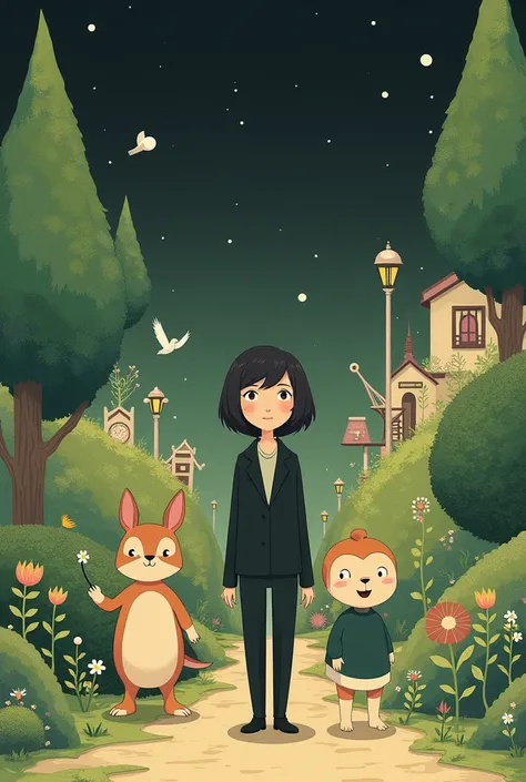 Ghibli style drawing