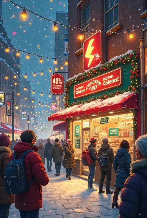 Electric company pays super discount on big holiday