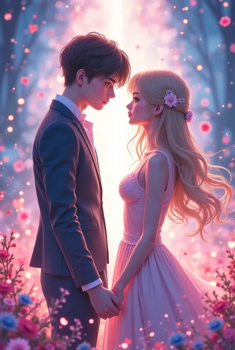Parallel World and BL couple anime photo