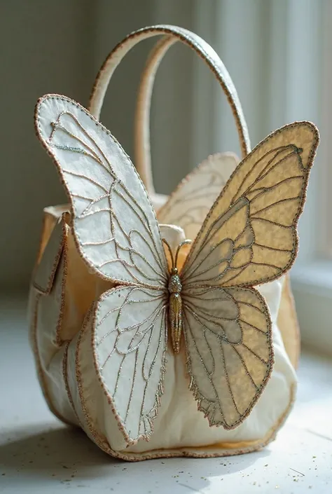Half a butterfly handbag