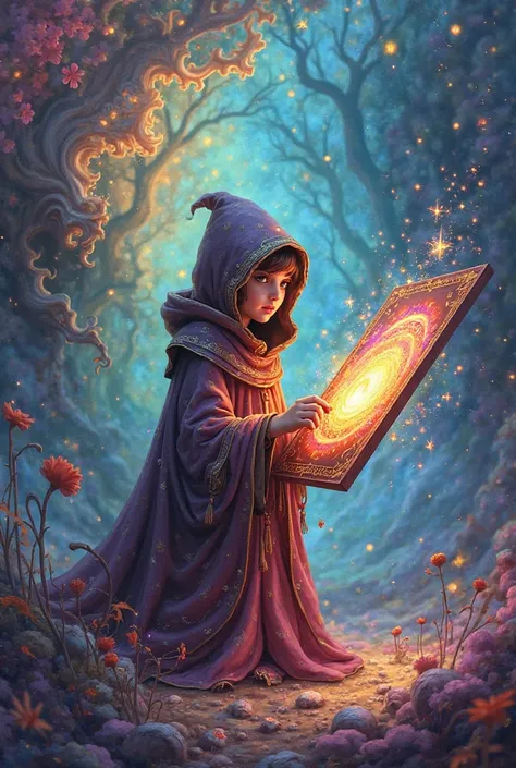 Add painting by a little sorcerer as a title