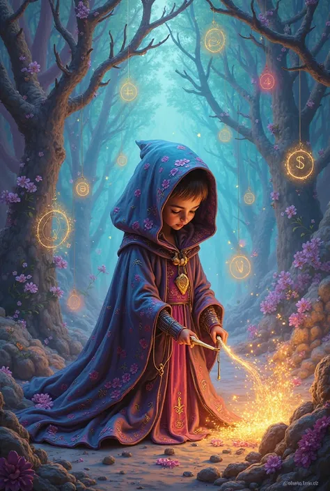 Add painting by a little sorcerer as a title