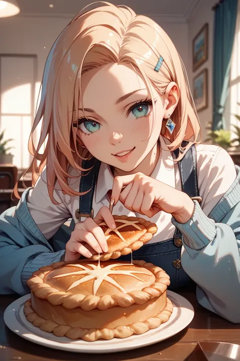 Pinch your dick with a pie