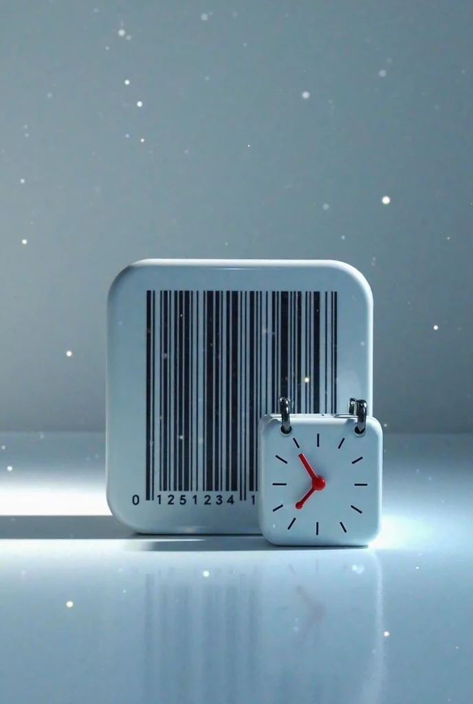 Barcode and calendar icon together