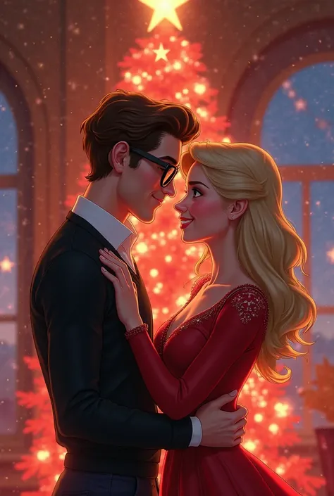 Description Disney :
Imagine une scène romantique dessinée dans le style classique des films Disney, avec des couleurs vives, d...