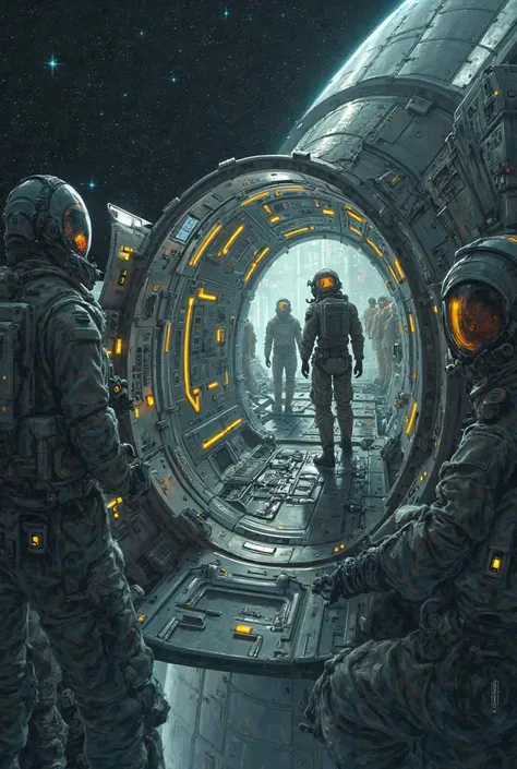 Are there any characters in the satellite movie?