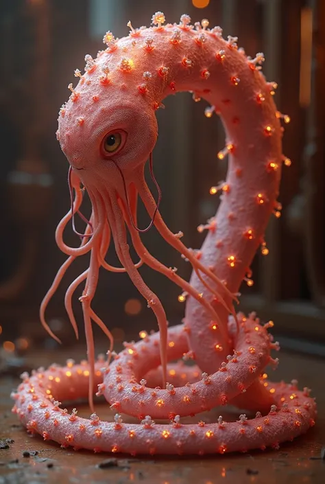 Sentient tentacle photorealistic lustvine tentacle , a fully sentient, intelligent tentacular creature descended from ancient, ...