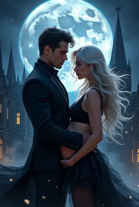 Design a bold, emotionally intense fantasy romance cover for *A Baby for My Professor* by Lavender Pen. The story blends forbi...