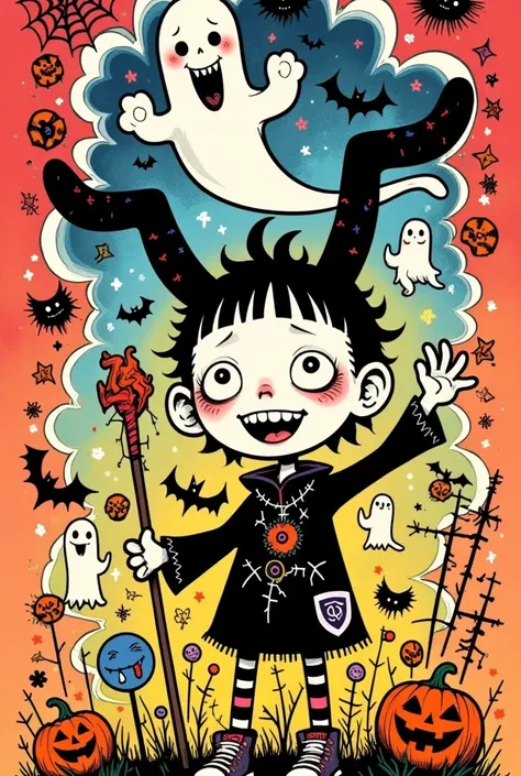logo design, Keith Harlin ( Keith Harlin ) style: Halloween,funny illustration