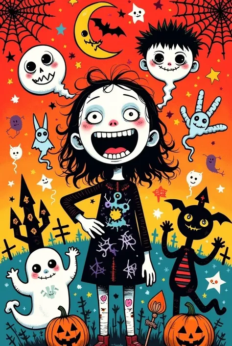 logo design, Keith Harlin ( Keith Harlin ) style: Halloween,funny illustration