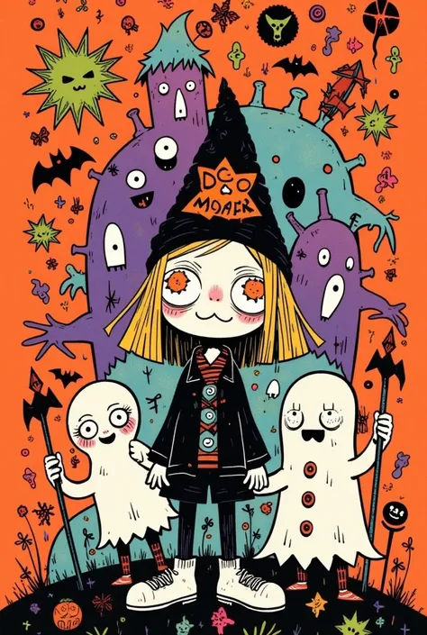 logo design, Keith Harlin ( Keith Harlin ) style: Halloween,funny illustration