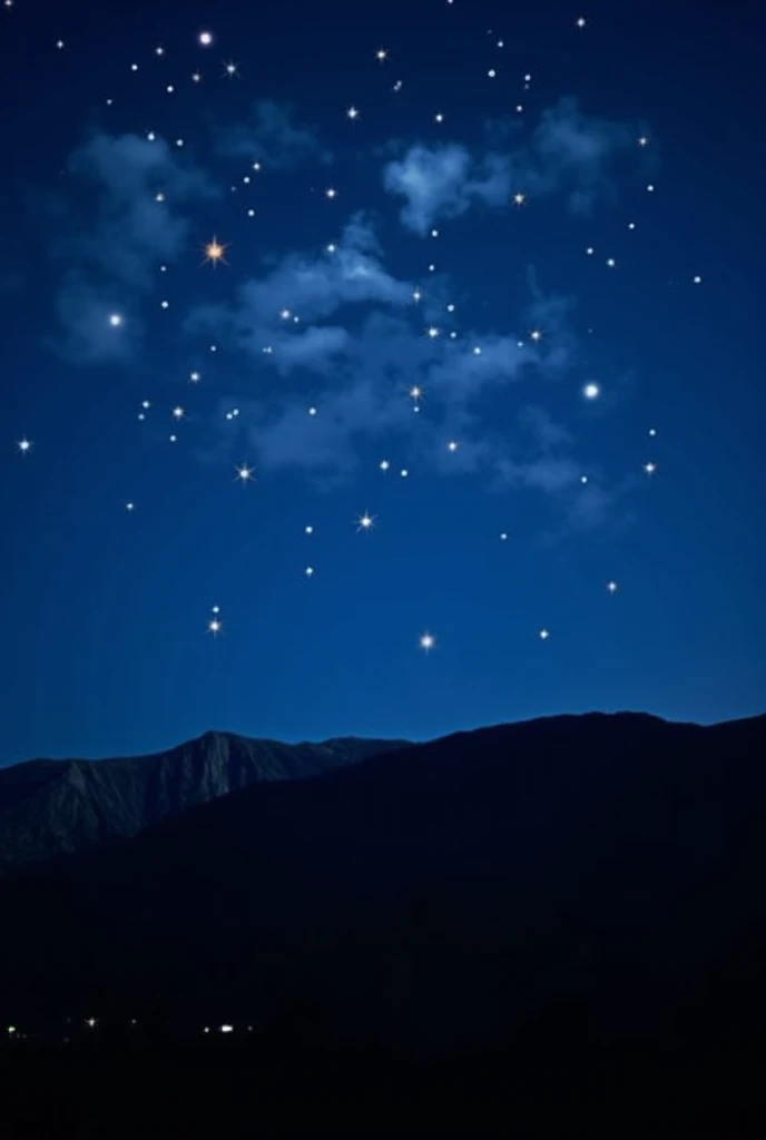Add a little more stars to the real photograph