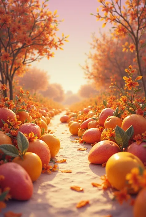I need a 3-D look picture with mango passion fruit fruits that should be such a 3-D path, that was backwards because you think b...