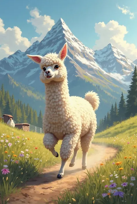 Runaway alpaca