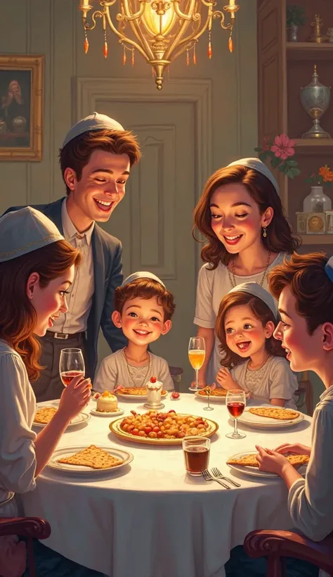 צייר ברכה של פסח שמח