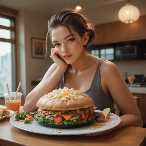 Indonesian food gado-gado is made into a more modern form of food