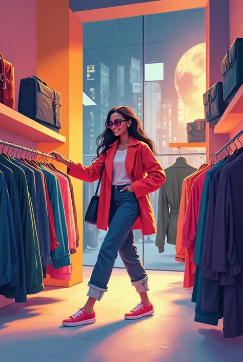 They Shop clothing store create logo