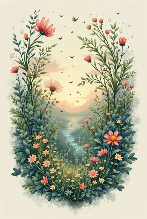 Beautiful natural tee shirt designs