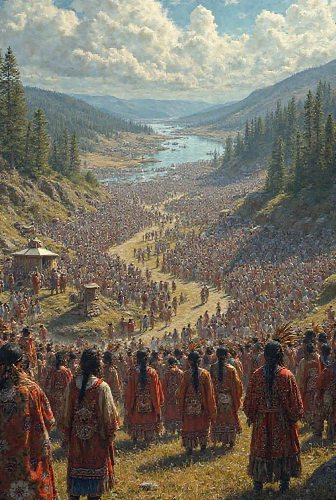 Large population of native Americans