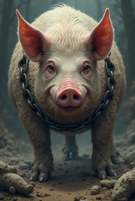 Swine in chains cool art anime