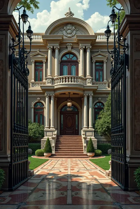 a mafia mansion in the 50s