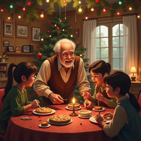 Decorating grandpa's party room