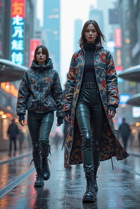 Future clothing design, Street fashion in the year 3025