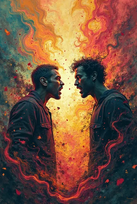 Create a poster with the word Logomachy By indicating its meaning : literary word that is used to describe a “quarrel of words”