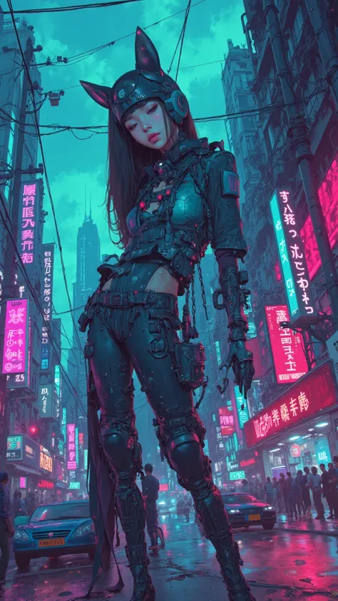 masterpiece, New sea style ,
pinkretroanime, Vintage Art ,
Cyberpunk風格、Cyberpunk、sci-fi、 High Tech、Futuristic Technology、neon li...
