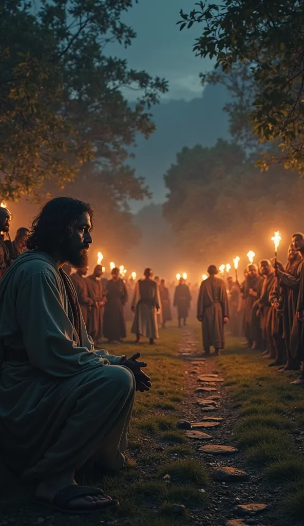 Sure! Here's a suggested AI video script based on the title "The Soldiers Arrive and Jesus' Disciples Are Shocked to See Them an...
