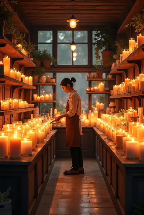 6 IN CANDLE SHOP