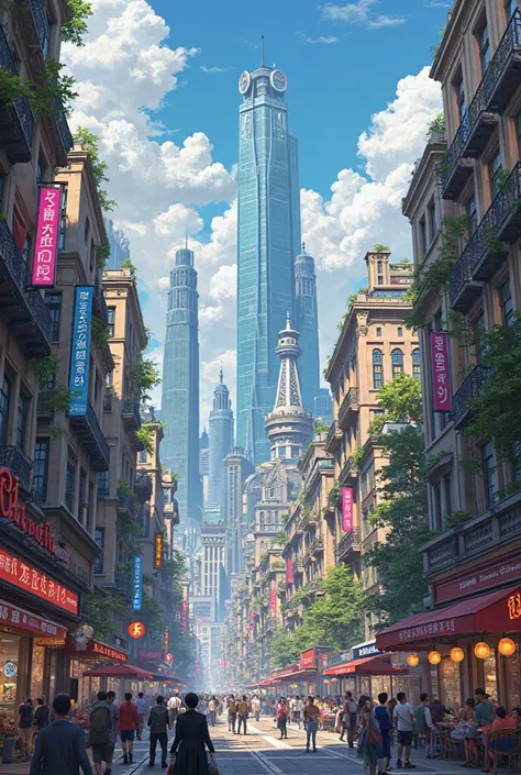 Draw a city’s picture