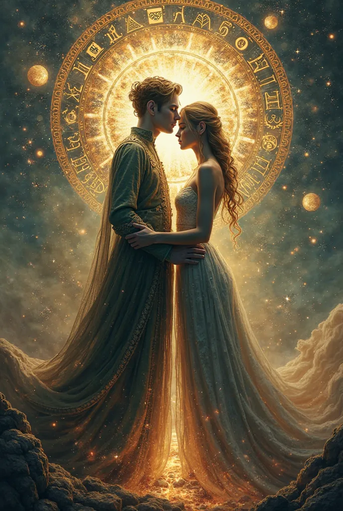 Enigma de Dos
When the veil falls, visions awaken,
two united worlds that chance accept.
The Romance , astrolabe that together...