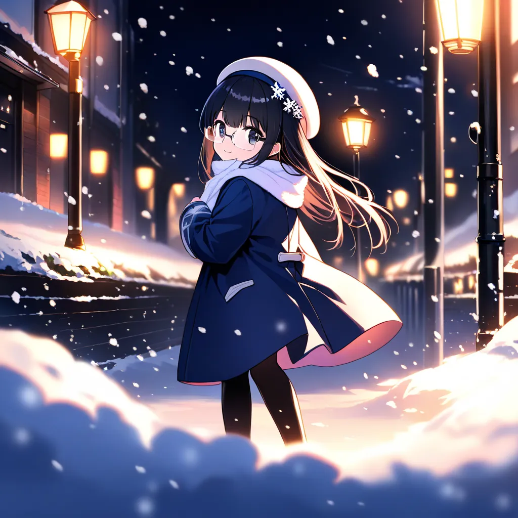 1 Japanese girl ,(rimless_glasses:1.3),(big eyes:1.0),black eyes ,straight hair ,long hair ,black hair ,tiny earring ,necklace ,...