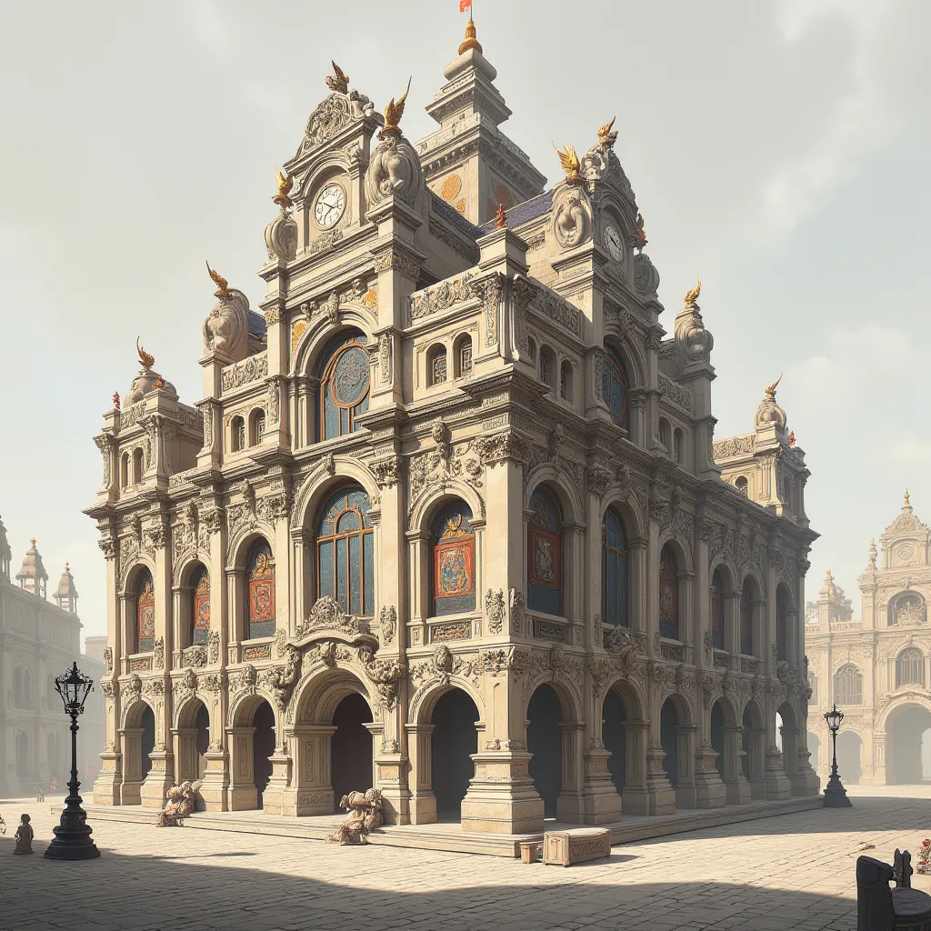 Building in barocco style