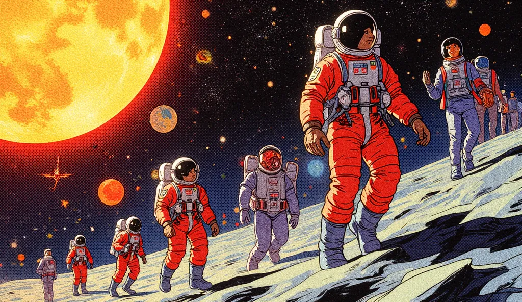 Journey to the Moon ; Comic Book of the Nations and Empires of the Sun