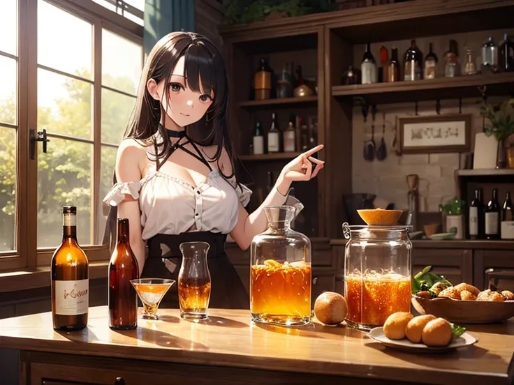 Honey、Large bottle、beauties