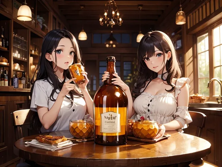 Honey、Large bottle、beauties