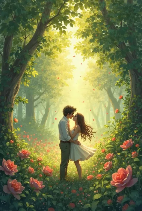 the forest blossomed with love.